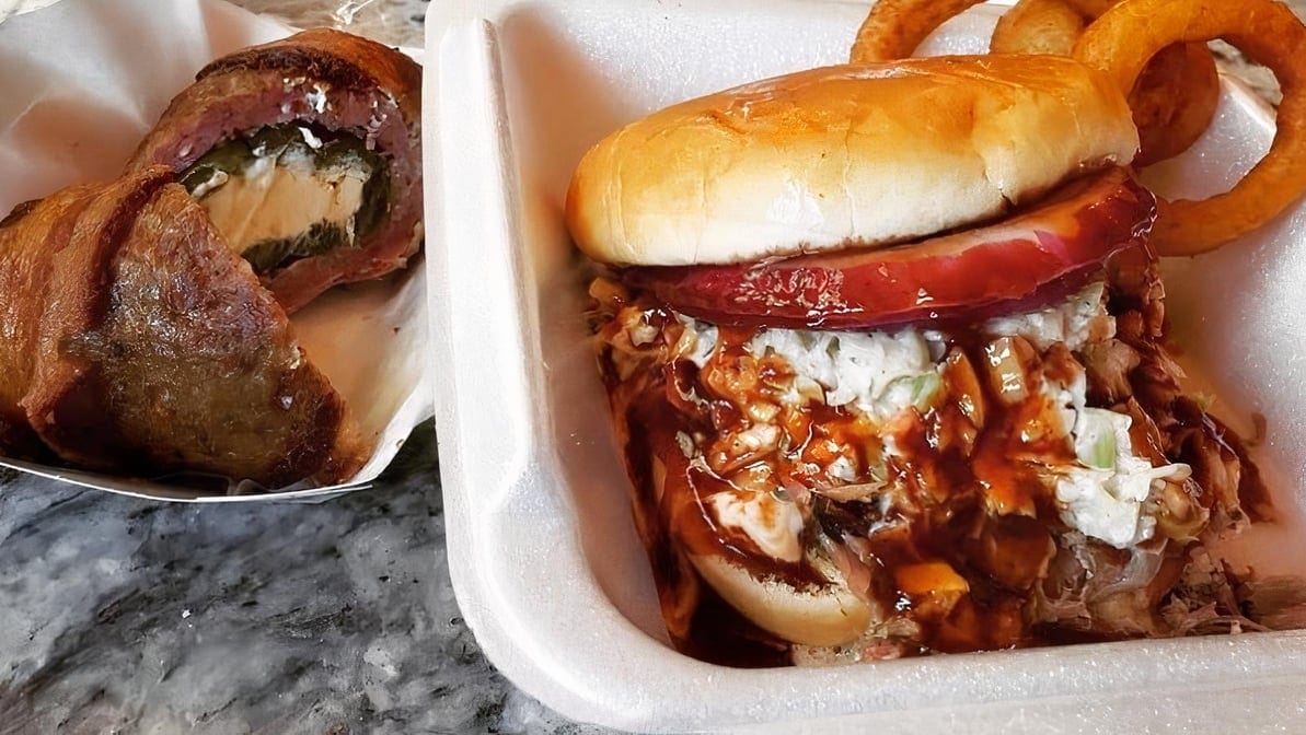Pulled Pork Sandwich Combo.