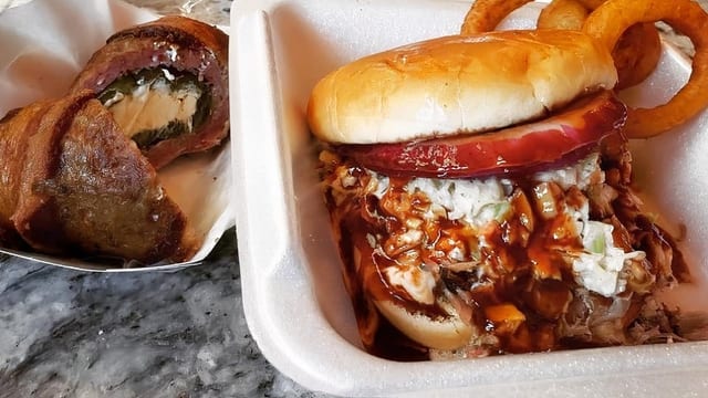 Pulled Pork Sandwich Combo.