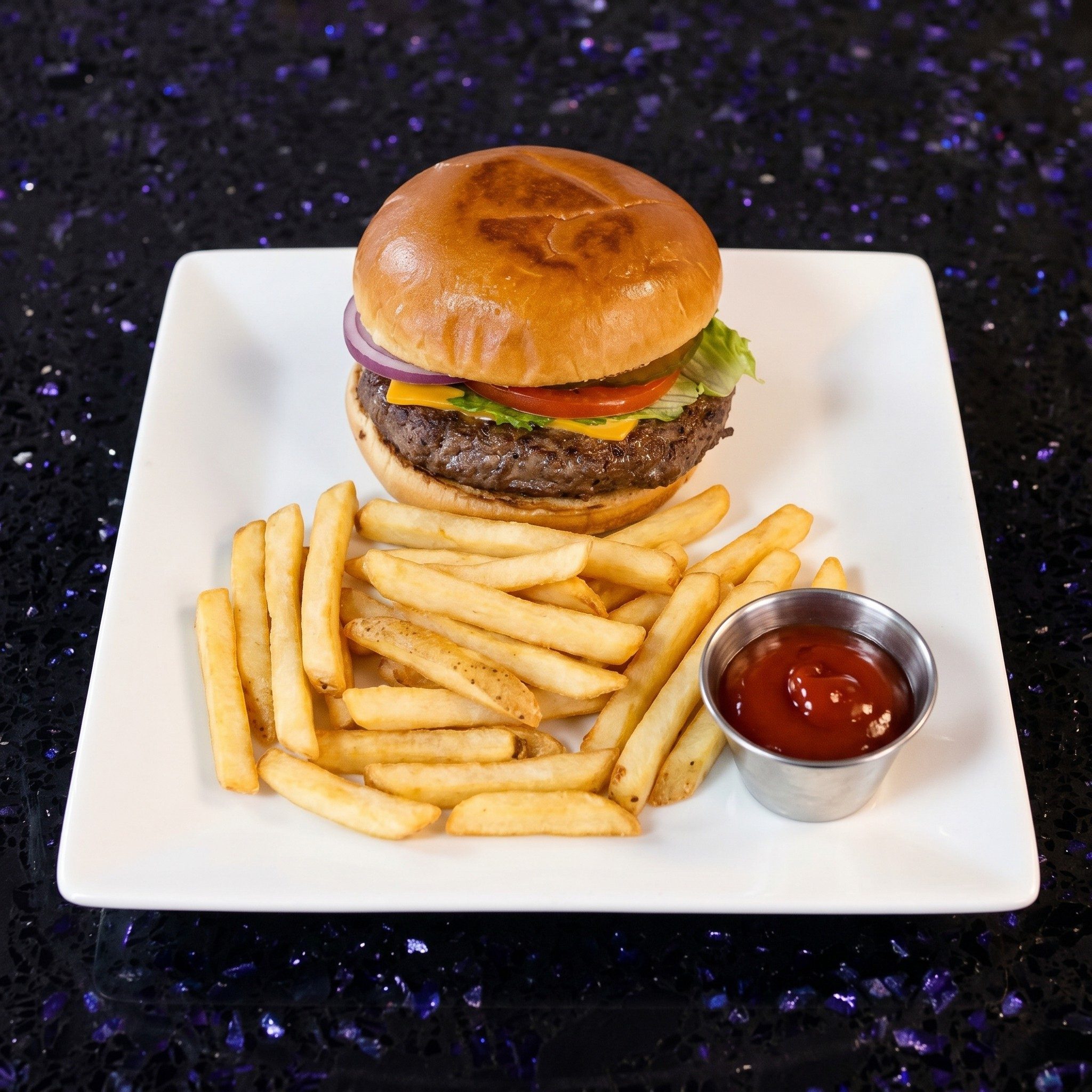 Double Meat Cheeseburger.