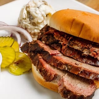 Three-BBQ Meat Sandwich Combo