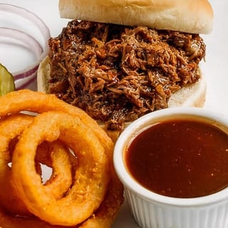 Two-BBQ Meat Sandwich Combo